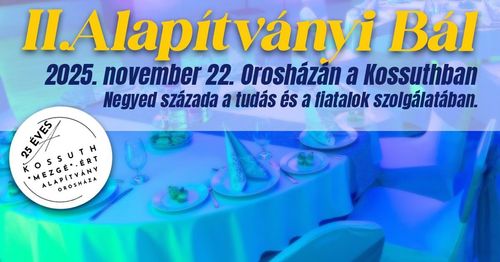 II. Alapítványi Bál a Kossuthban!
